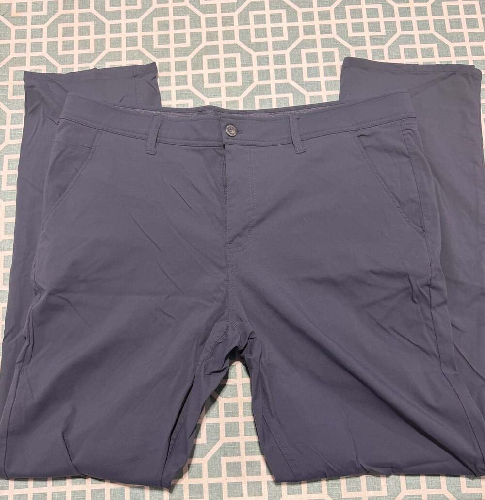 Weatherproof Vintage Regular Fit Pants 40x34 Blue Nylon Spandex